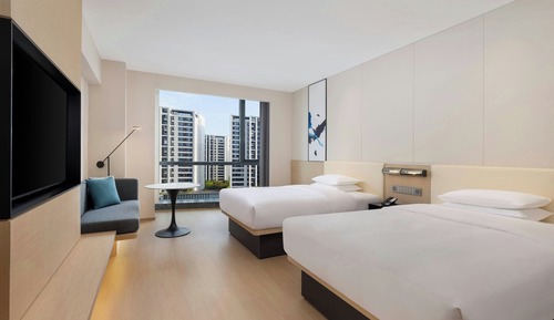 Deluxe Room, 2 Double Beds, Non Smoking