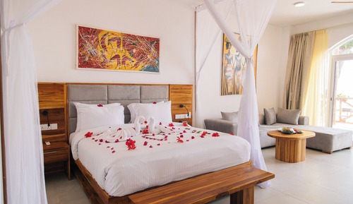 Double or Twin Room, Beach View