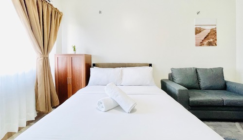 Family Studio, 1 Queen Bed with Sofa bed, Balcony, Poolside