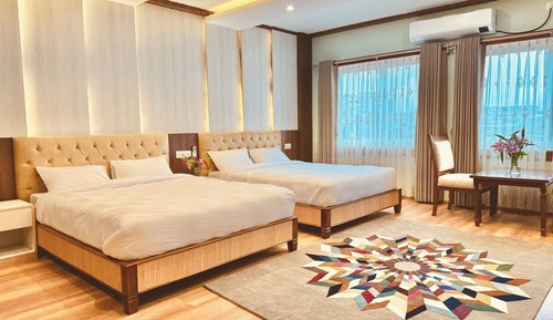 Family Quadruple Room, Multiple Beds, Non Smoking, City View