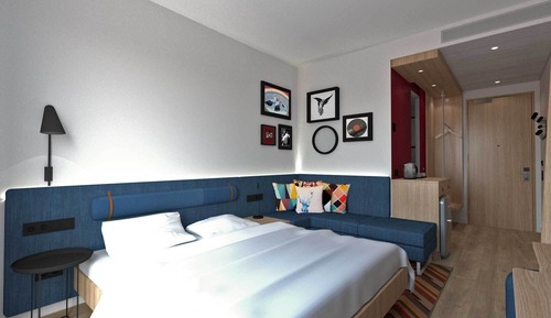 Room, 1 Queen Bed with Sofa bed