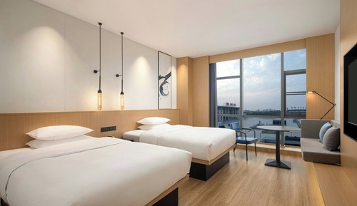 Premier Room, 2 Double Beds, City View