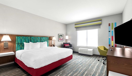 Room, 1 King Bed, Refrigerator