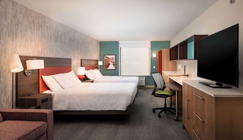 Studio, 2 Queen Beds, Accessible (Hearing)