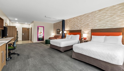 Studio Suite, 2 Queen Beds, Accessible, Bathtub