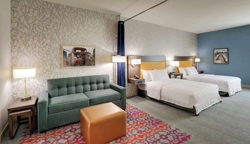 Studio Suite, 2 Queen Beds, Accessible, Bathtub