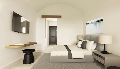 Honeymoon Suite with sea view and heated plunge pool