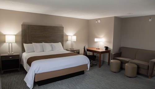 Suite, 1 King Bed with Sofa bed