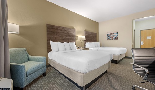 Standard Room, 2 Queen Beds, Non Smoking, Refrigerator