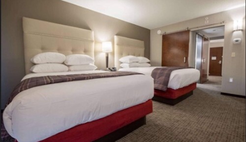 Suite, 2 Queen Beds, Accessible, Refrigerator & Microwave (Sofabed, 2 Rooms, Hearing, Tub)