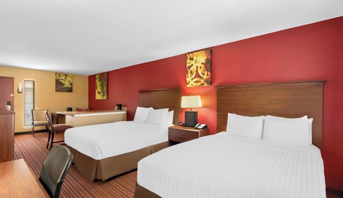 Suite, 2 Queen Beds, Non Smoking, Refrigerator & Microwave