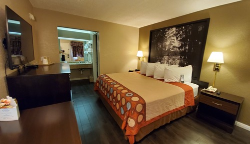 Room, 1 King Bed, Accessible, Non Smoking (Mobility/Hearing, Roll-In Shower)