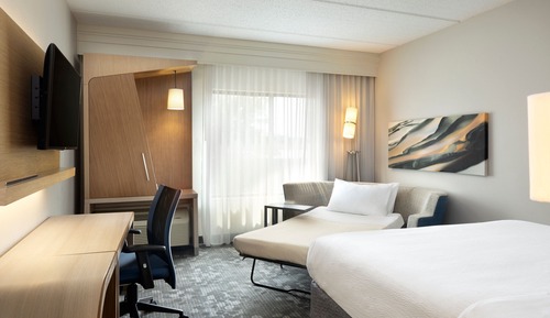 Room, 1 King Bed with Sofa bed (Mobility/Hearing Access, Roll-In Shwr)