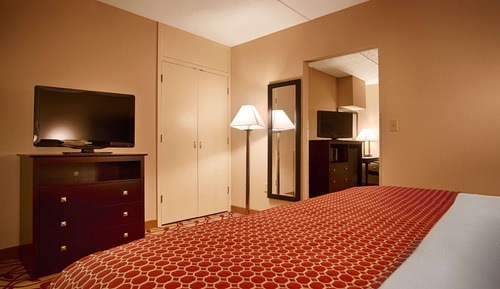 Standard Room, 1 King Bed, Non Smoking, Refrigerator & Microwave