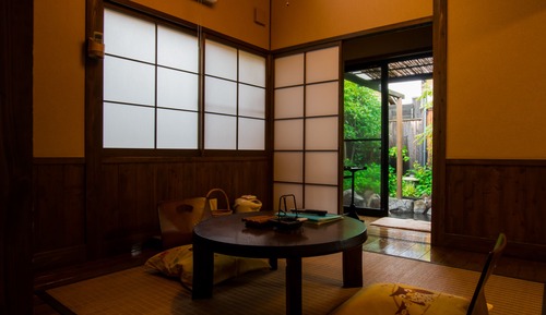 Annex Japanese style room with Rock Open-air bath, 4.5 and 8 tatami - Non smoking