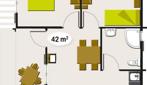 Two-Bedroom Bungalow