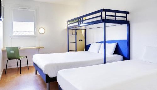 Family Room with One Double Bed and Two Single Beds