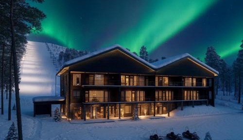 Three-Bedroom Apartment with Mountain View