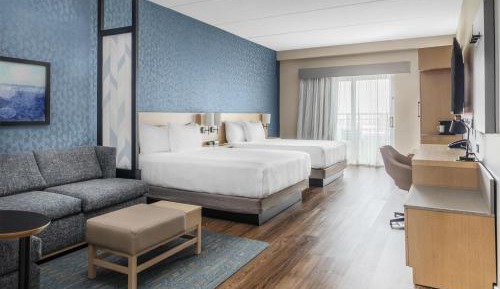 Queen Room with Two Queen Beds and Sofa Bed - Balcony/Mobility Accessible