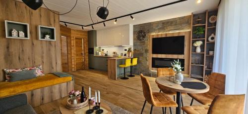 Deluxe One-Bedroom Apartment with Garden View