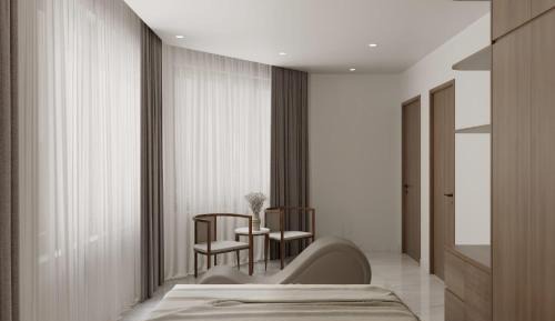 One-Bedroom Apartment with Balcony and Water View