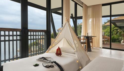 Ocean View Two-Bedroom Family Pool Villa - King + Twin