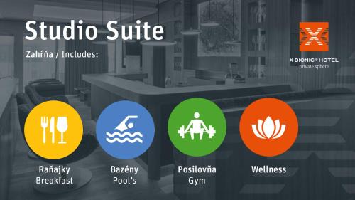 Studio Suite - facility entries all inclusive