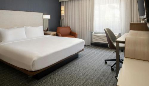 King Room with Sofa Bed and Roll-in Shower - Mobility and Hearing Accessible