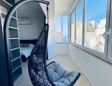 Three-Bedroom Apartment with Sea View