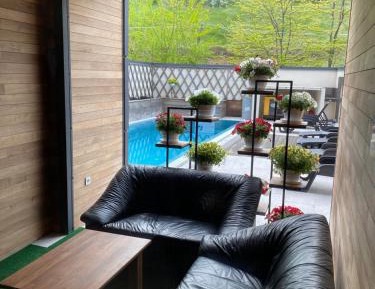 Studio with Pool View