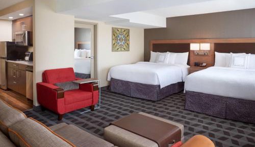 Queen Studio with Two Queen Beds and Sofa Bed