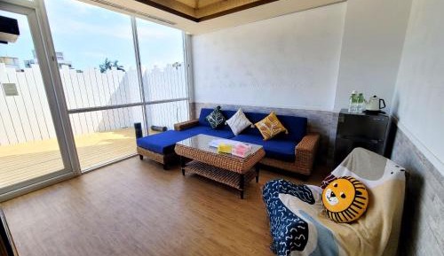 Family Room with Terrace