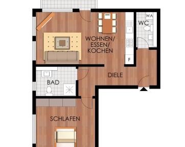 Apartment with Lake View