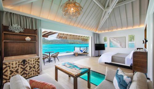 Overwater Suite, Premium Otemanu View with Plunge Pool