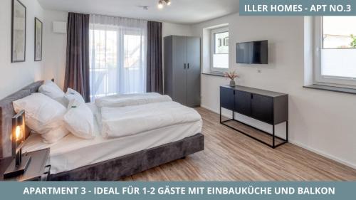 Studio Apartment with Balcony