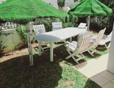 Deluxe Two-Bedroom Apartment with Garden View