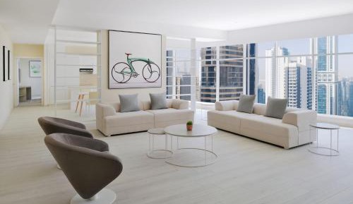 Four Bedroom Apartment with Maids Room, 2 King 2 Queen, 1 Single, City View