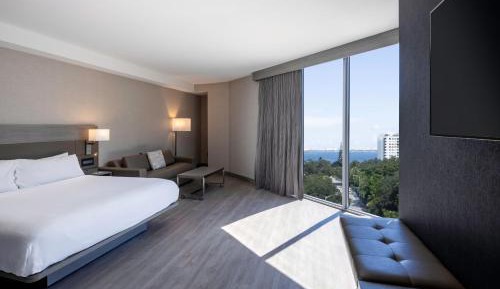 Guest room, 1 King, Sofa bed, Bay view, Corner room