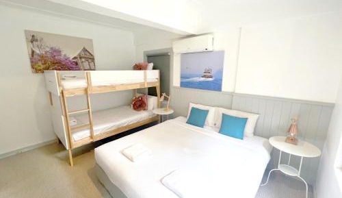 Family Room with Shared Bathroom