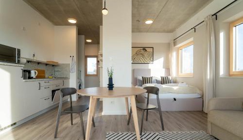 Studio with Balcony