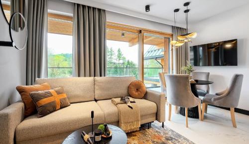 Apartament z 1 sypialnią, z balkonem i widokiem na góry nr B13