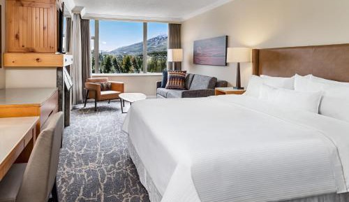 Studio Suite, 1 Queen, Sofa bed, Mountain view, Fireplace