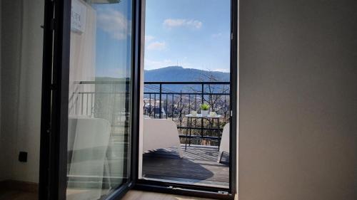 One-Bedroom Apartment with Balcony and Mountain View  