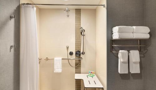 King Suite with Sofa Bed and Roll-In Shower - Disability Access