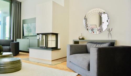 Three-Bedroom Apartment with Fireplace