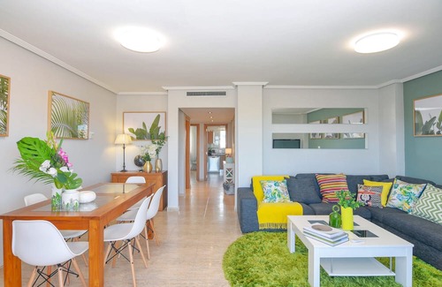 Platja de l'Arenal Apartment | Penthouse Moreras del Saladar with A/C and Wi-fi