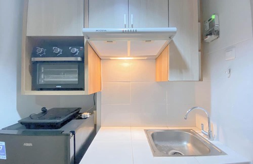 Jatingaleh Apartment | Brown Toned 1Br Without Living Room Apartment At The Alton