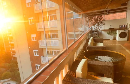Itaim Bibi Apartment | Coverage with Hot Tub in Itaim