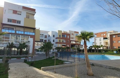 Malabata Apartment | Bel Appart Jardin & Piscine Face mer Houara-tanger