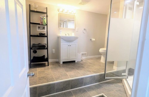Terence Bay Apartment | The Atlantic Abode- Cozy Beachfront walkout 1Bed with private bathroom & kitchen